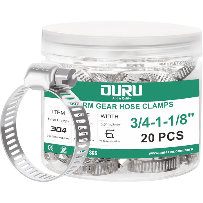 Dishwasher drain hose clamp under sink; worm gear tightens hose to barb, preventing leaks and backflow during cycles ok.