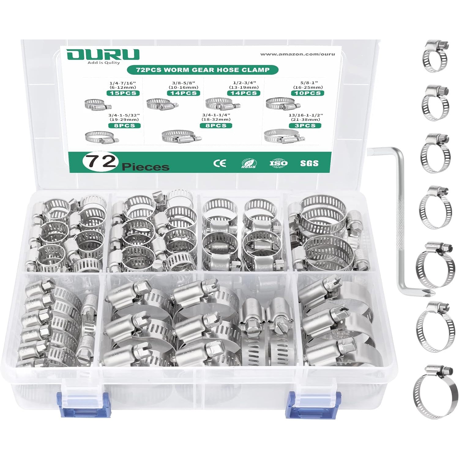 Types of Hose Clamps Explained (Worm, Spring, Ear, T-Bolt, etc.)