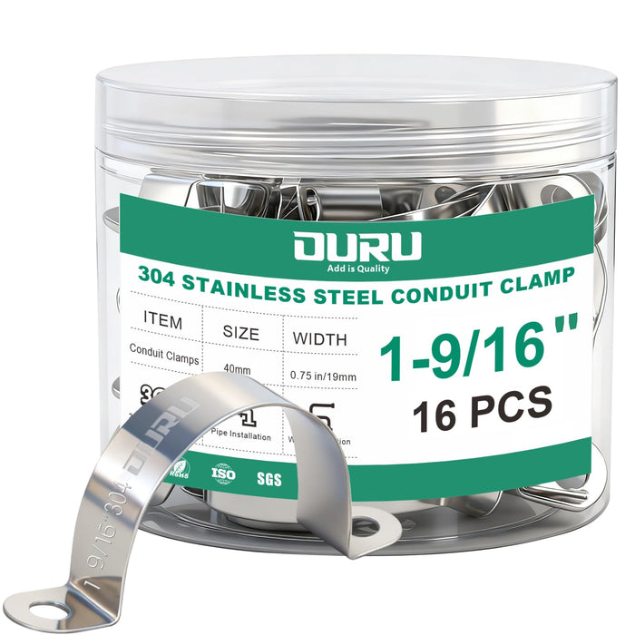 Conduit Clamp 304 Stainless Steel - Bottle