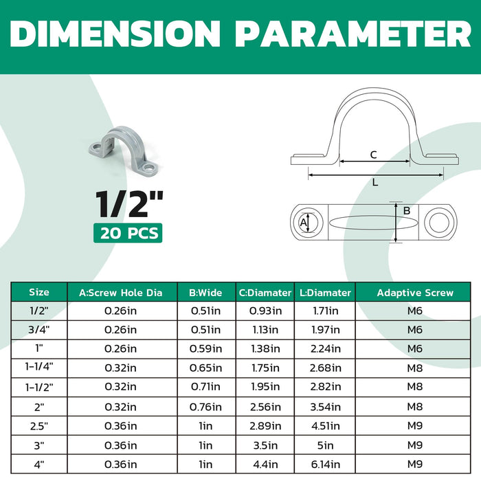 PVC Pipe Straps - Bottle