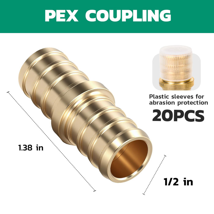 Coupling PEX Fittings for PEX B Pipe