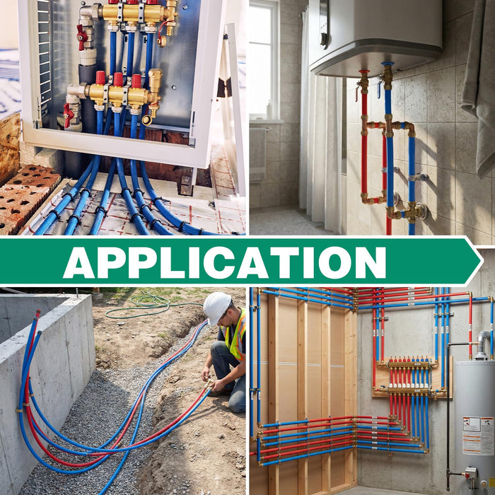 PEX Copper Crimp Rings for Pex Pipe - Bottle