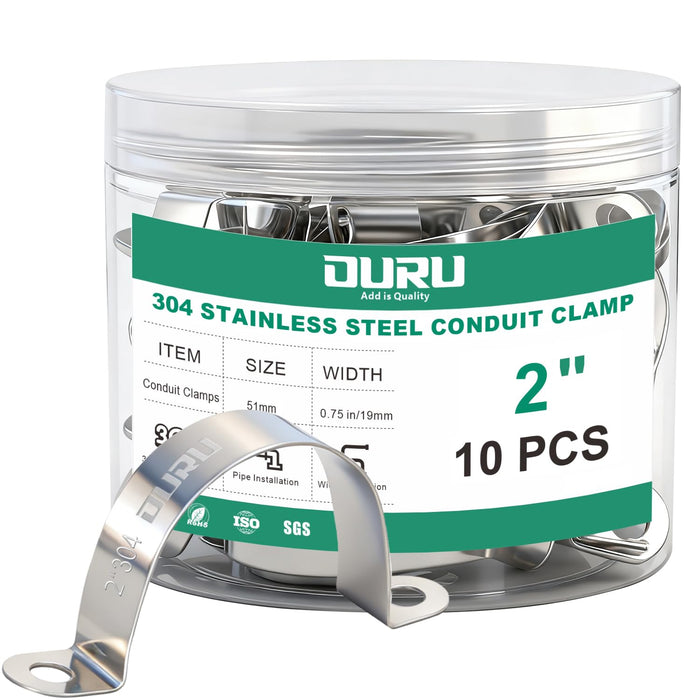 Conduit Clamp 304 Stainless Steel - Bottle