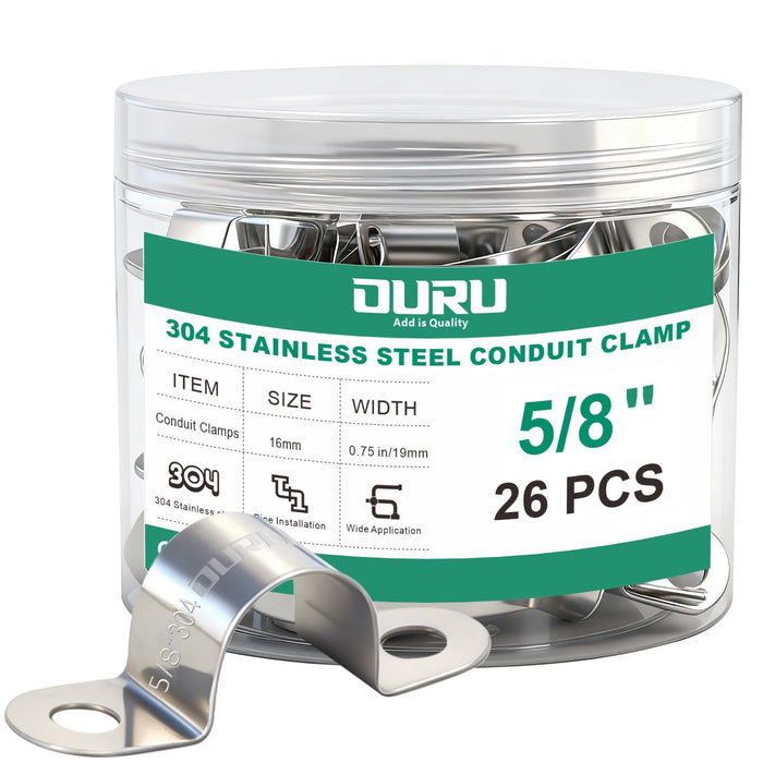 Conduit Clamp 304 Stainless Steel - Bottle