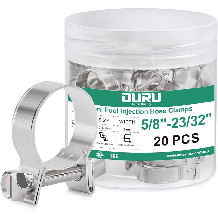 motorcycle fuel line clamp features: 304 stainless, corrosion resistant, waterproof, anti oxidation and anti rust