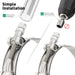 fuel injection hose clamp install guide: hand tools allowed, power tools not recommended for safe, precise tightening