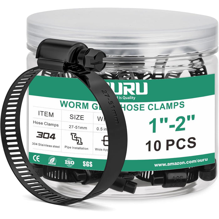 Versatile hose pinch clamp for securing water pipes and air hoses, easy to install, durable material ensures long-lasting performance.