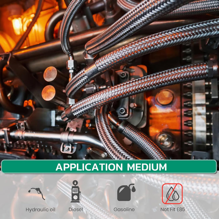 Fuel Line Kit- 6/10 AN