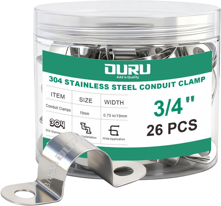 Conduit Clamp 304 Stainless Steel - Bottle
