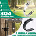 metal rope clamp of 304 stainless with EPDM cushion, corrosion and heat resistant for harsh outdoor use.