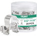 high quality fuel line hose clamp jar, 9/32–11/32 inch; 20 stainless mini clamps for lawn, auto, and appliance hoses.