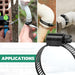 Strong hose clamp for garden hose with adjustable screw, prevents leaks and ensures tight sealing in outdoor watering systems.