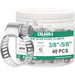 Clamp hose clip guide: open, thread, adjust, tighten; reusable 304 stainless secures rubber tube on hose barb fitting OK