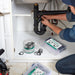 Wide hose clamp assortment with adjustable bands and listed diameters; ideal for large ducts, vents, and heavy plumbing.