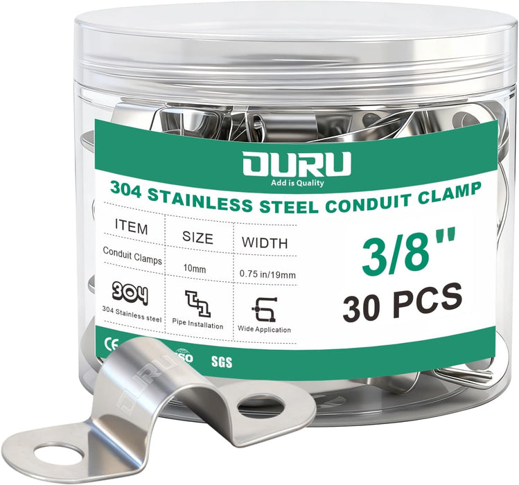 Conduit Clamp 304 Stainless Steel - Bottle