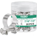 fuel line pinch clamp pack, 7/16–1/2 inch; 20 pcs in labeled jar, 304 stainless mini clamps for precise hose sealing