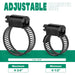 Jar of 1/2–3/4 inch clamps suggests hose clamp nearby; 304 stainless worm gear design for versatile pipe plumbing use.