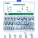 Clear-lidded case showing grease gun and fittings set; 120 pieces sorted by angle and thread for shop and farm tasks.