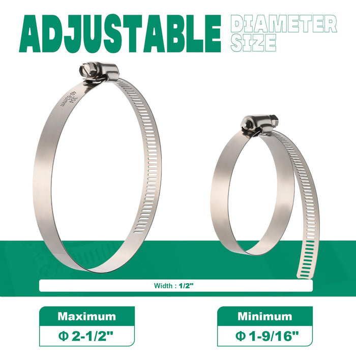 10 Pack Hose Clamp Kit