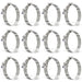 High quality fuel line hose clamp pack, 304 stainless T-bolt design, 4.25–4.57 inch range, durable for marine or auto.