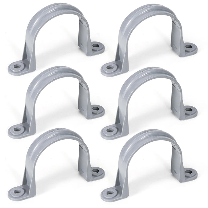 2-4 Inch PVC Pipe Straps - Bagged