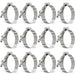 fuel hose clamps 12-pack, T-bolt stainless bands fit 70–78 mm; uniform 19 mm width delivers even torque and sealing
